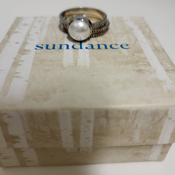 Sundance Boundaries Pearl Ring Trio - Size 9 - Picture 5 of 7